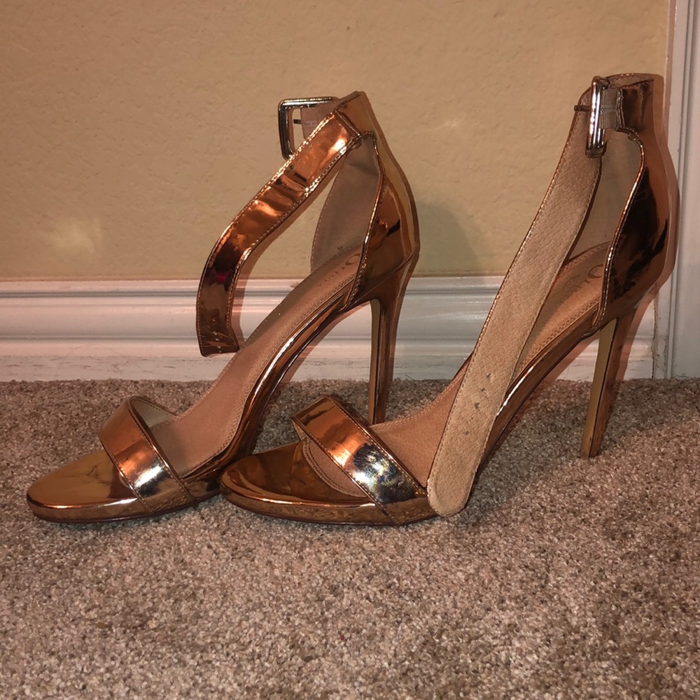 Gold heels